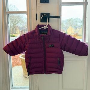 Patagonia purple down jacket